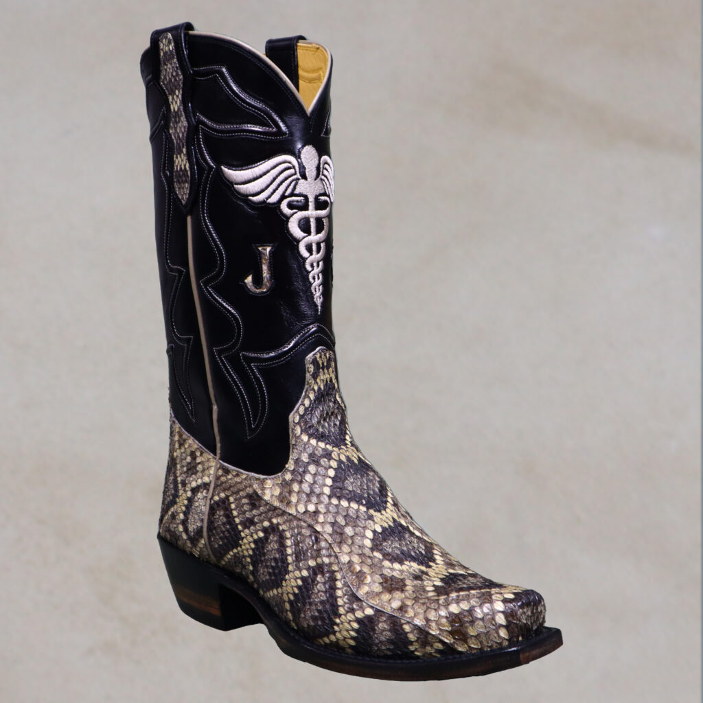 Men's Eastern Diamondback Rattlesnake - Mandujano Custom Western Boots